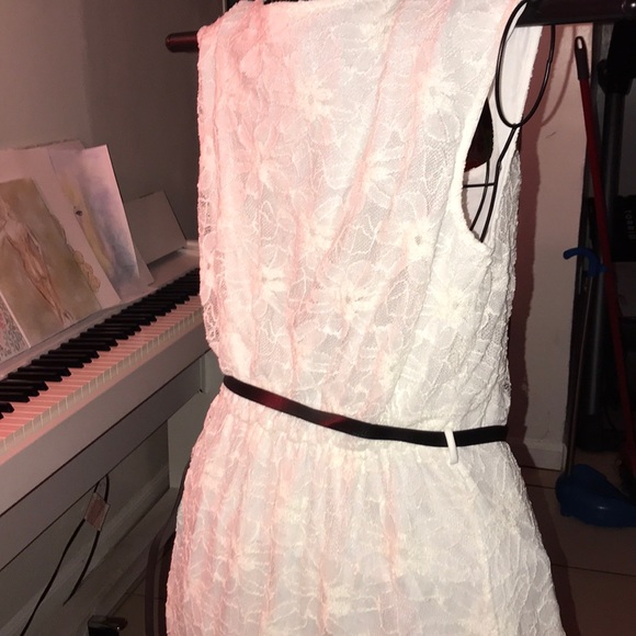 FINAL PRICE . plus lace flower sleeveless dress - Picture 5 of 7